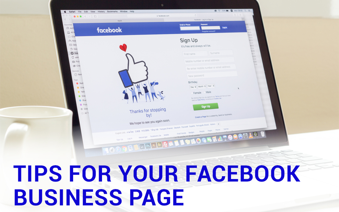 Tips For Your Facebook Business Page – Infographics