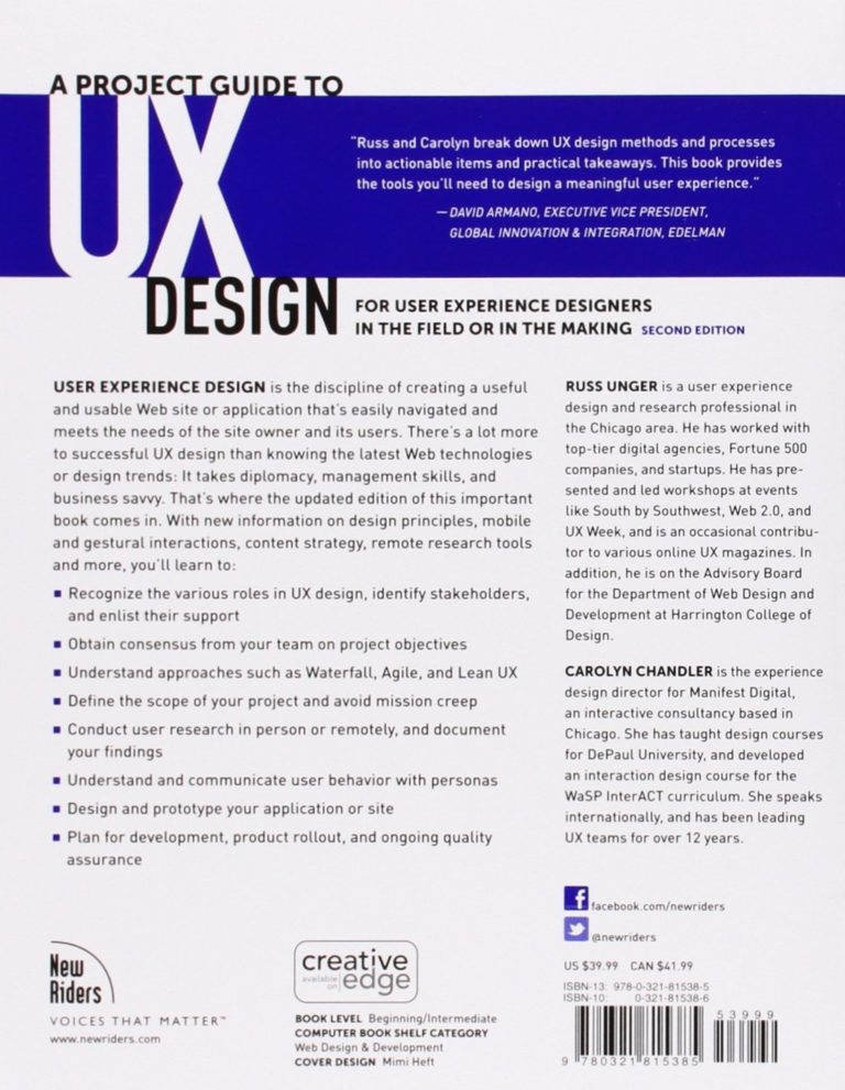 A-Project-Guide-To-UX-Design-Book