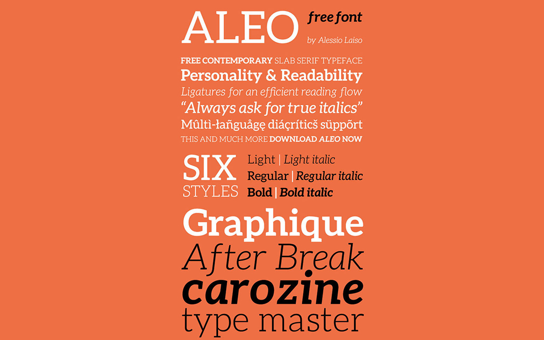 Aleo Font Style