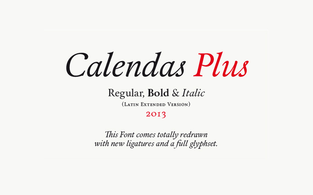 Calendas-Plus Font Style