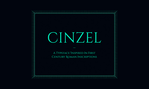 Cinzel-font