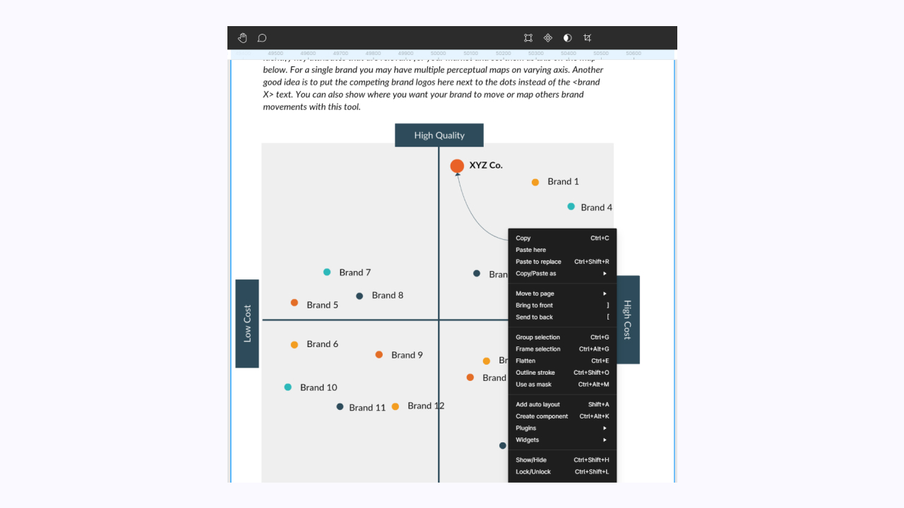 Context Sensitive Popup Menu