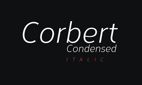 Corbert-condensed-font