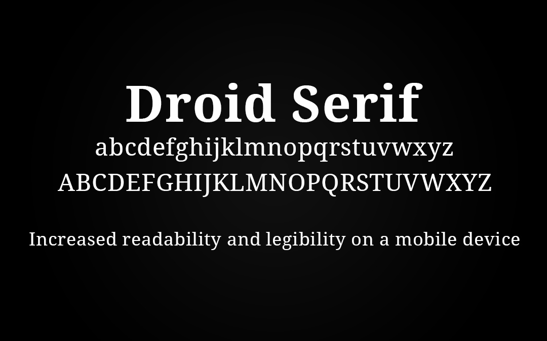 Droid Font Style