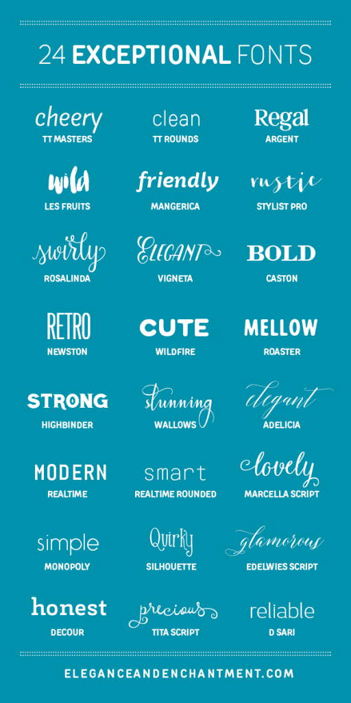 Exceptional-fonts