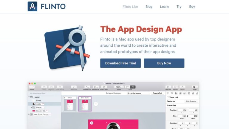 Flinto-App-Design-Tool