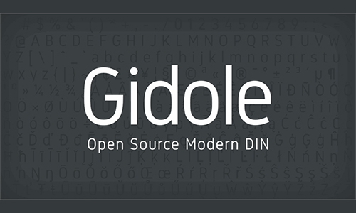 Gidole-font