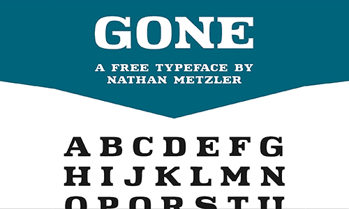 Gone-Typeface