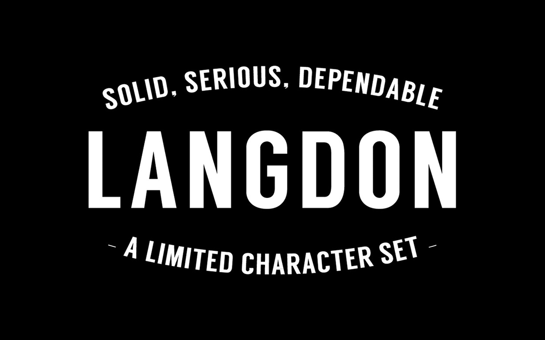 Langdon Font Style