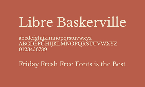 Libre-Baskerville-Font