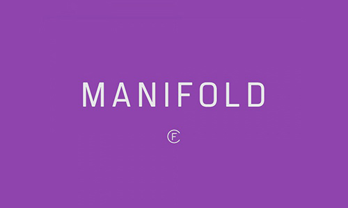 Manifold-font