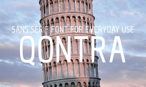 Qontra-font