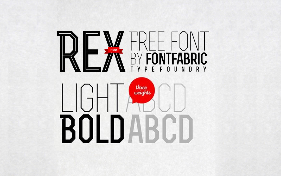 Rex Font Style