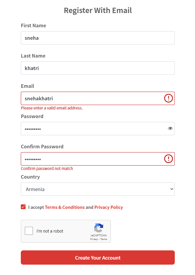 Simple Error Handling