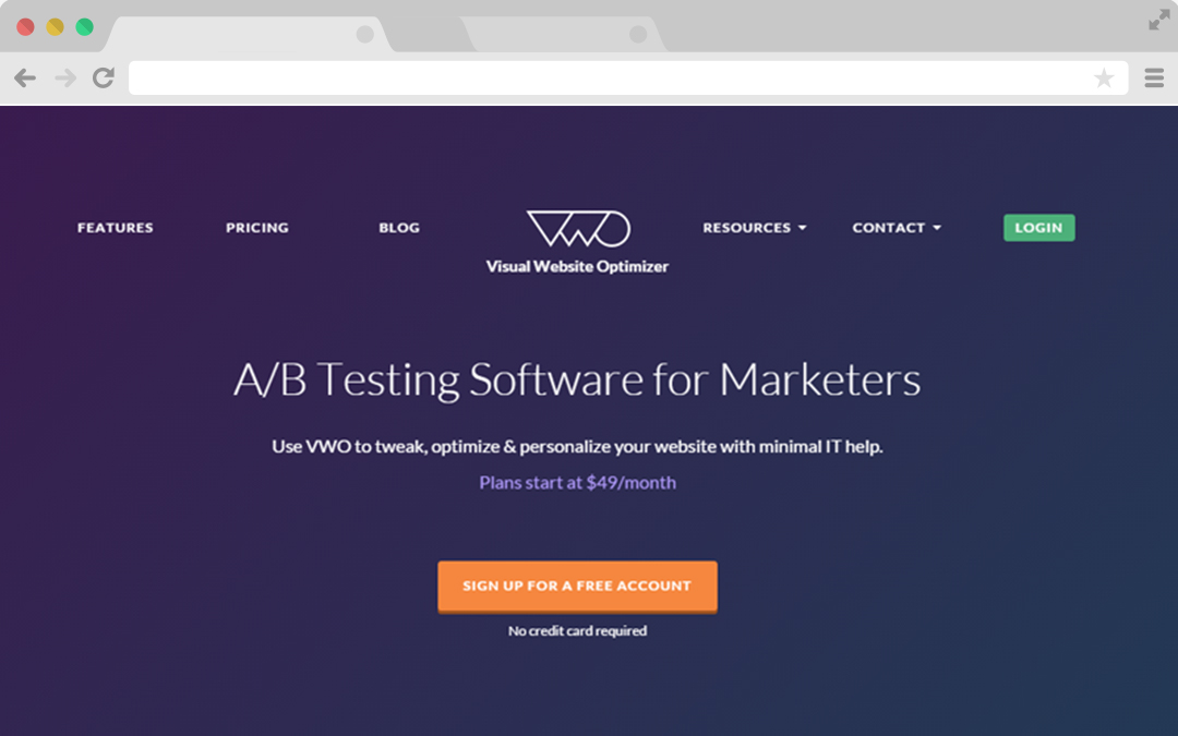 VWO App AB testing