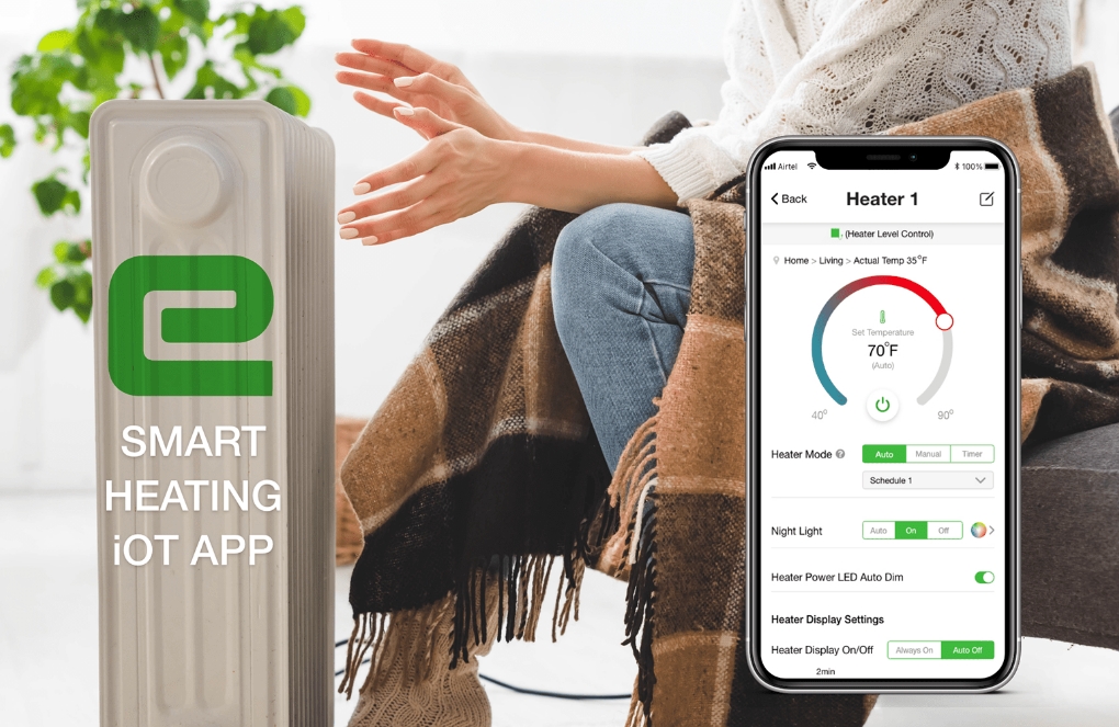 An IoT-based smart electric heating app UI/UX Design