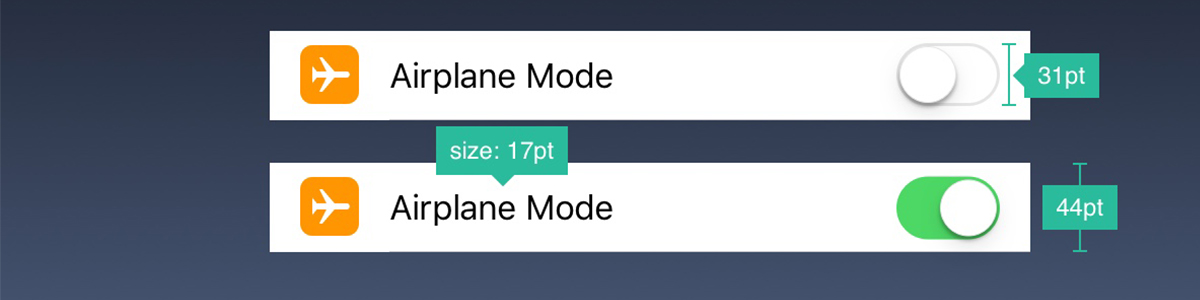 Ios-app-design-Switch-on-or-off