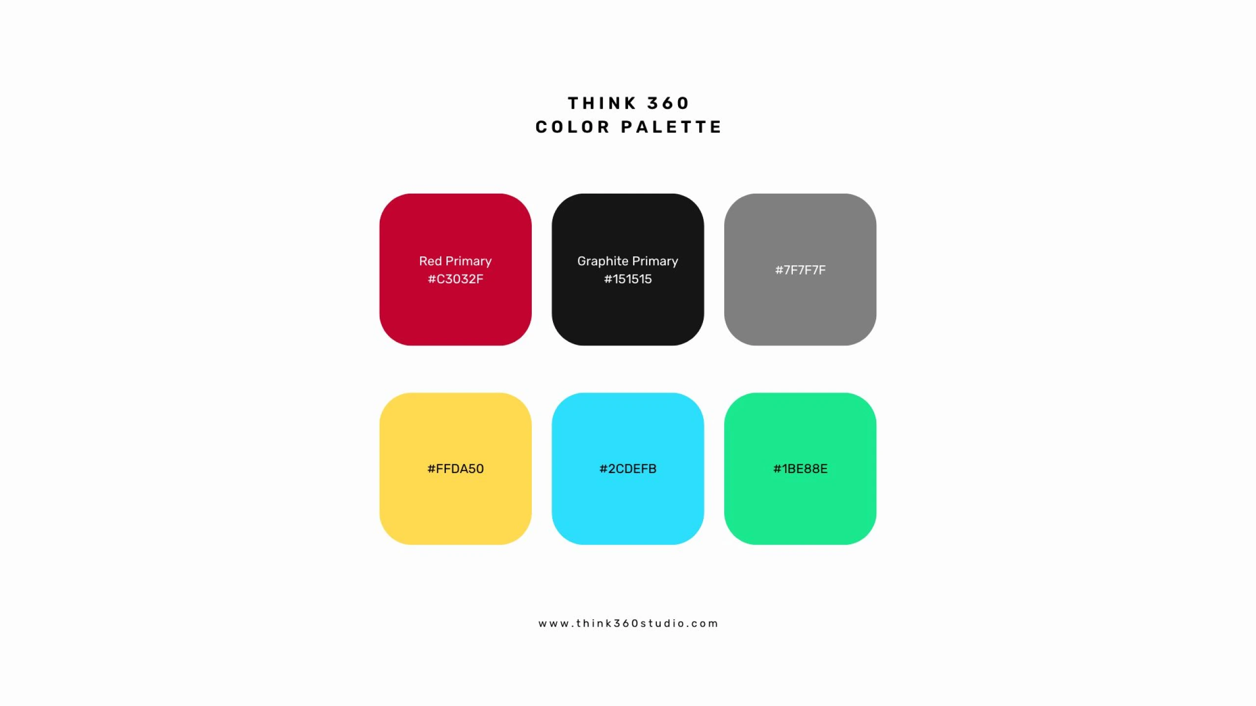 HealXRlabs Color Palette with Primary and Secondary Colors