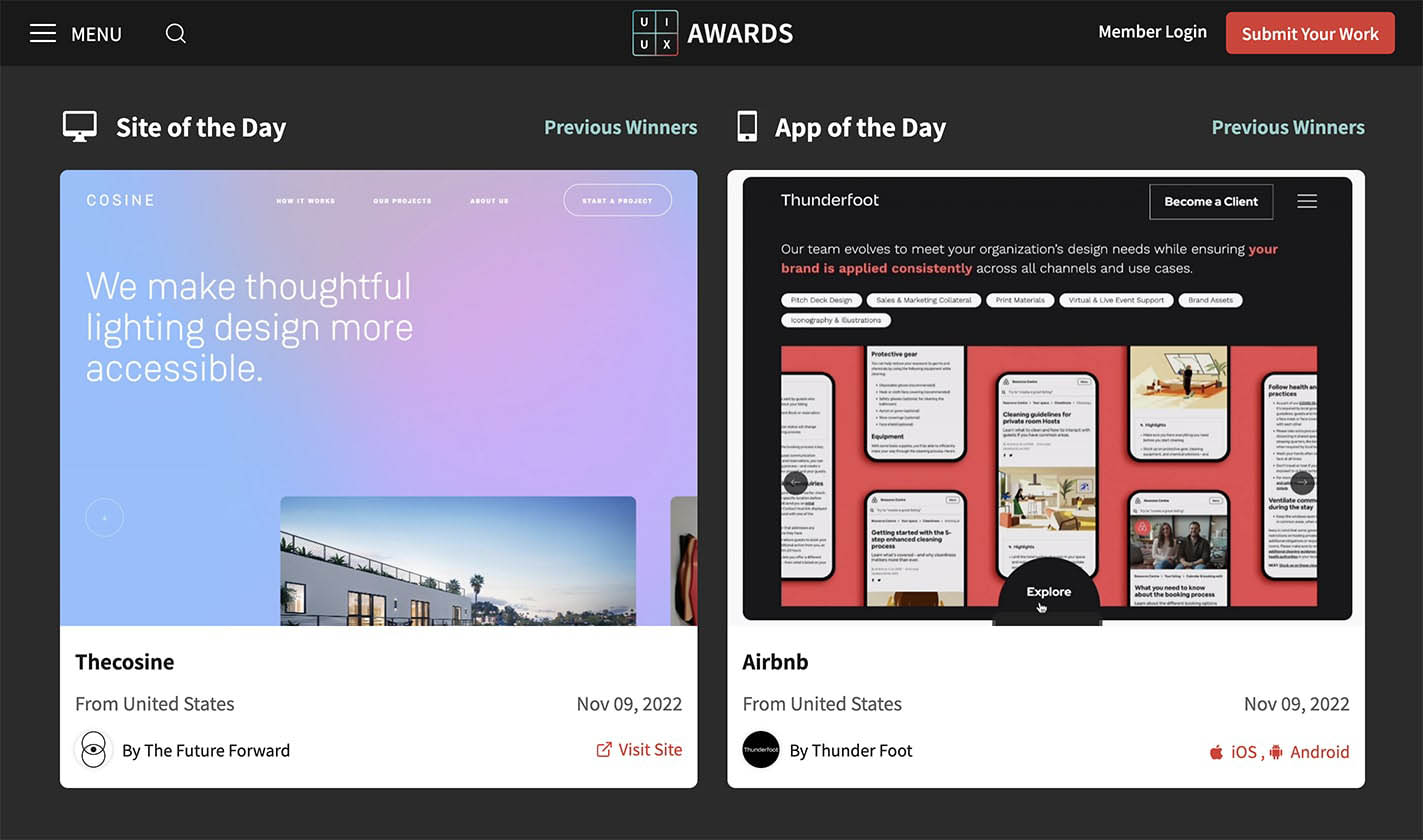 UI UX Awards 